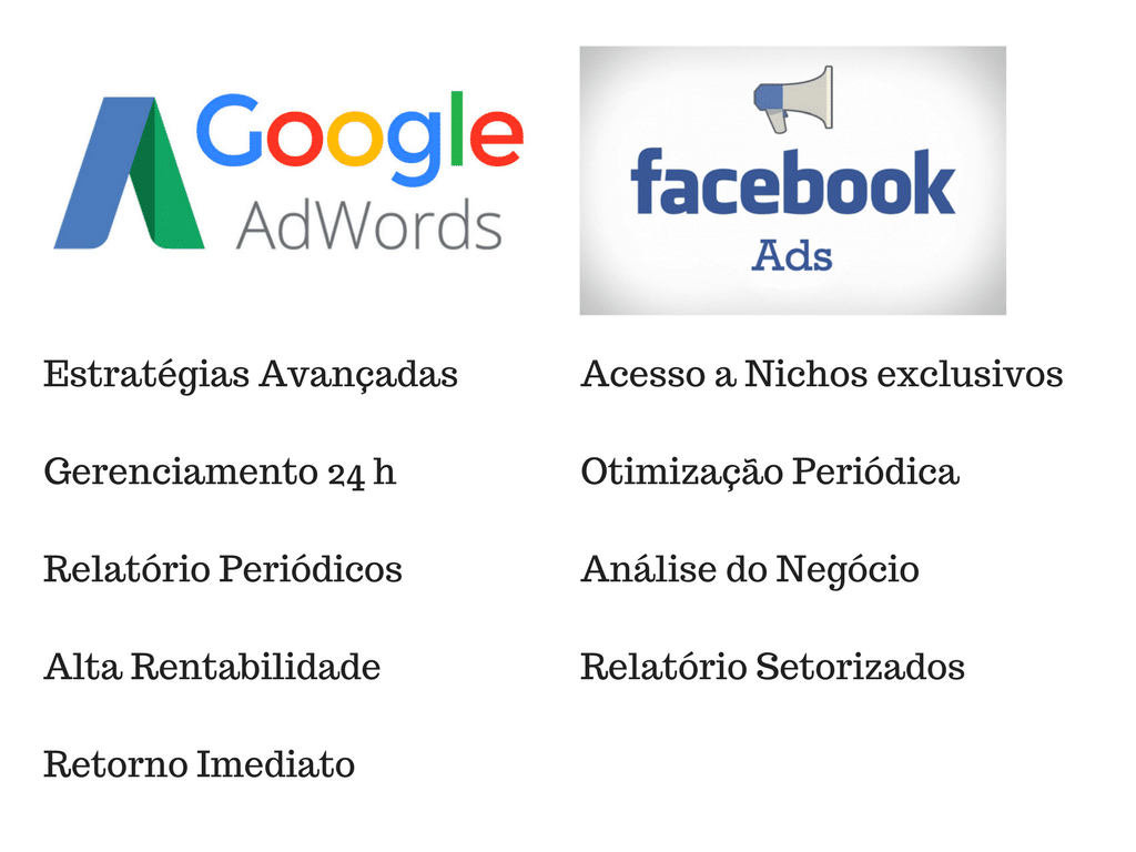 Google Adwords e Facebook Ads